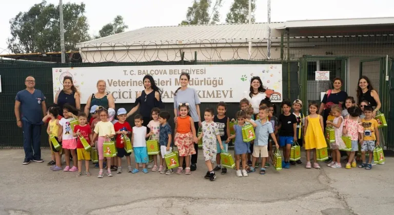 Balçovalı minikler can dostlarla buluştu