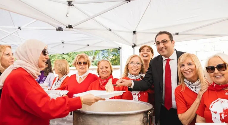 BALÇOVA'DA KEŞKEK-PİLAV ETKİNLİĞİ DÜZENLENDİ