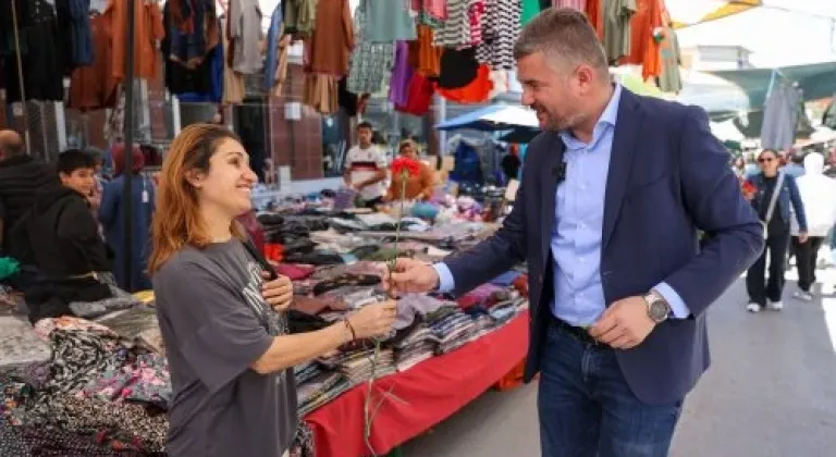 BAŞKAN DUMAN KAPALI PAZAR YERİ SÖZÜ VERDİ