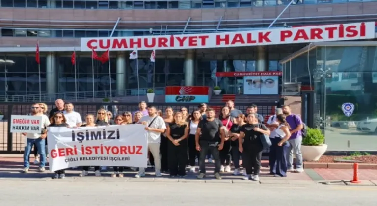 Çiğli Belediyesi emekçilerinden genel merkeze çıkarma: İşimizi geri almadan dönmeyeceğiz