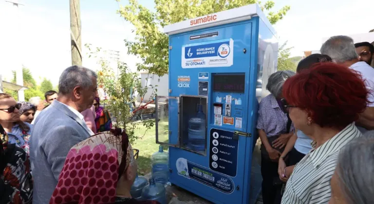 Güzelbahçe Belediyesi SUmatik hizmetine başladı