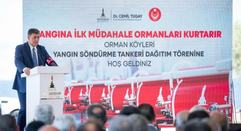 İBB'DEN ORMAN KÖYLERİNE 40 TANKER