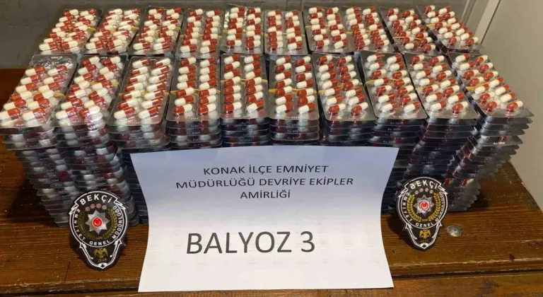 Makarna kolisinden 5 bin 559 adet uyuşturucu hap çıktı