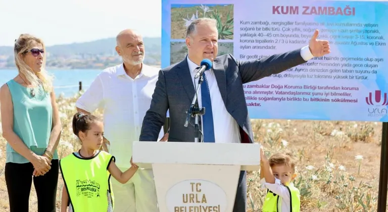 URLA'DA KUM ZAMBAKLARI İÇİN ÖNEMLİ ADIM